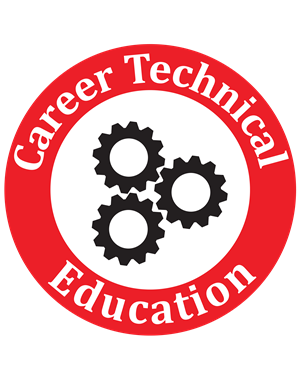 CTE logo created by WLHS student Justin R.